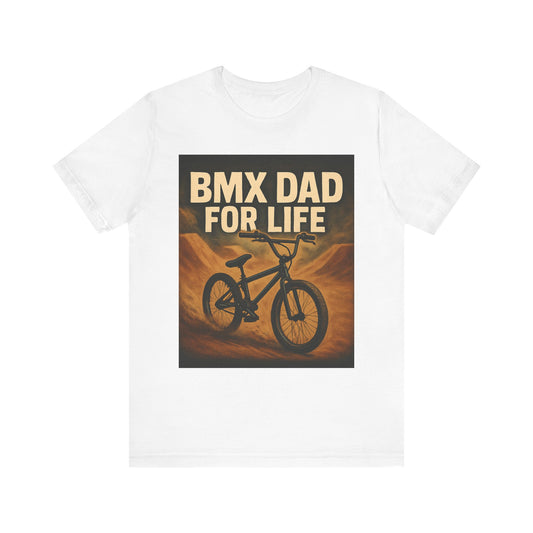 BMX Dad T-Shirt, Unisex Jersey Short Sleeve Tee, Gift for Cycling Enthusiasts, Father's Day, Dad Gear, Casual Wear