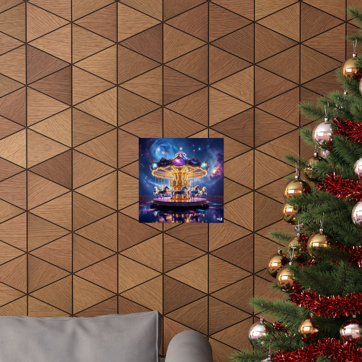 In the heavens we play , majestic carousel poster