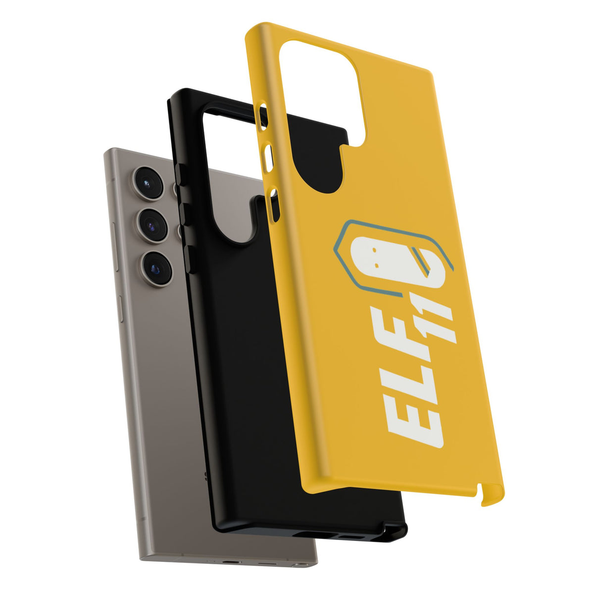 Yellow 'ELF11' Phone Case — Protective Slim Shockproof Cover