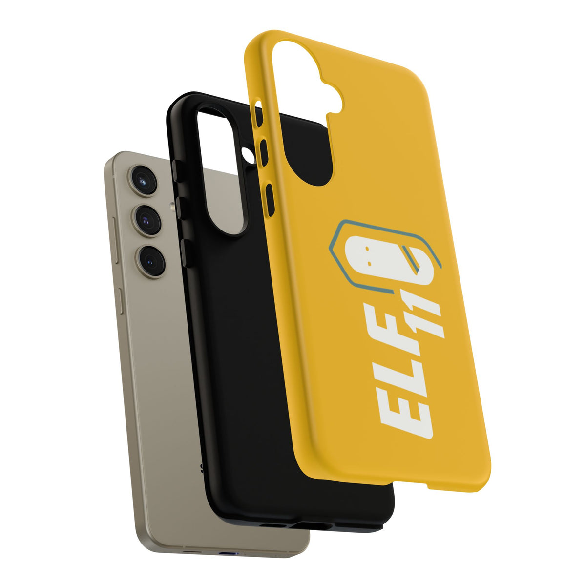 Yellow 'ELF11' Phone Case — Protective Slim Shockproof Cover