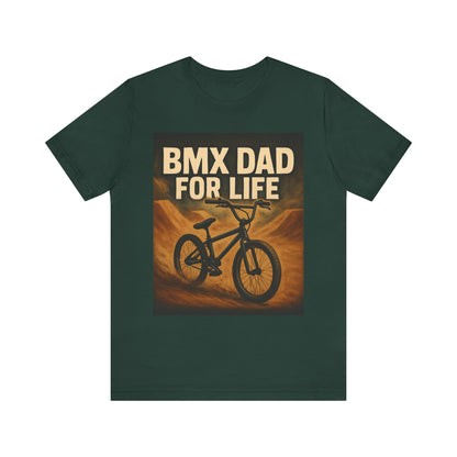 BMX Dad T-Shirt, Unisex Jersey Short Sleeve Tee, Gift for Cycling Enthusiasts, Father's Day, Dad Gear, Casual Wear