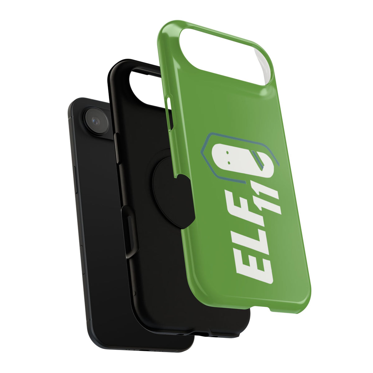 ELF11 Green Impact-Resistant Phone Case — Rugged Shockproof Protective Cover