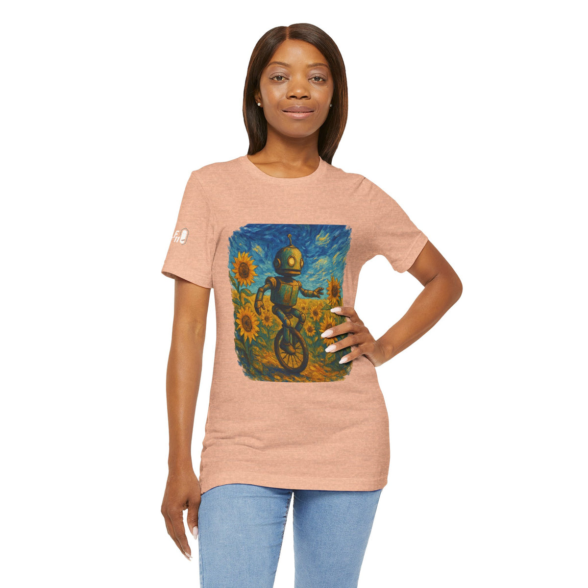 Robot Unicycle Tee
