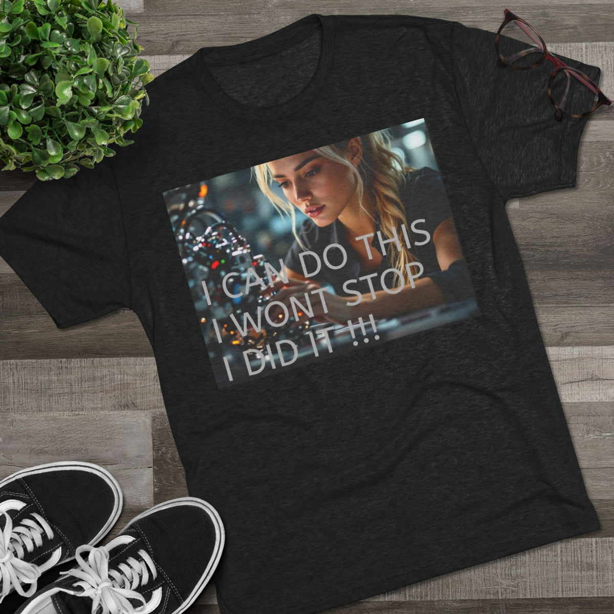 Motivational Unisex Tee - "I Can Do This!" - Inspirational Crew Neck Shirt, Fitness Gift, Everyday Wear, Confidence Booster, Casual Outfit