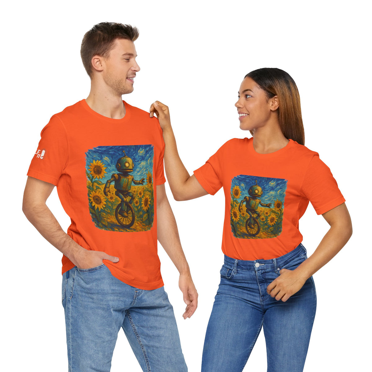Robot Unicycle Tee