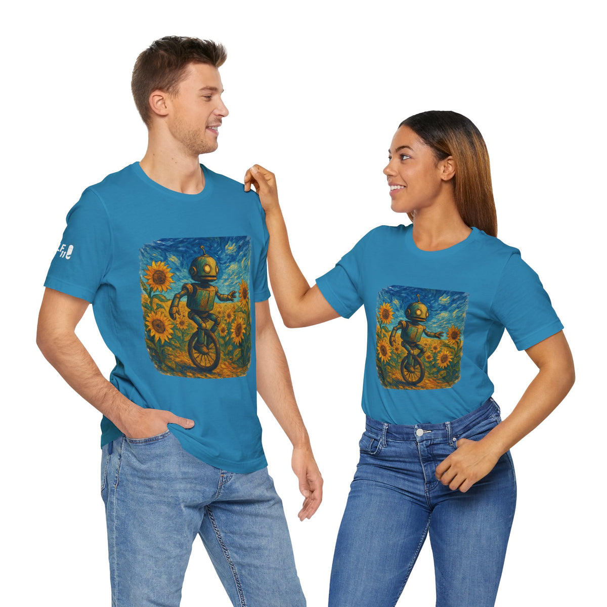 Robot Unicycle Tee