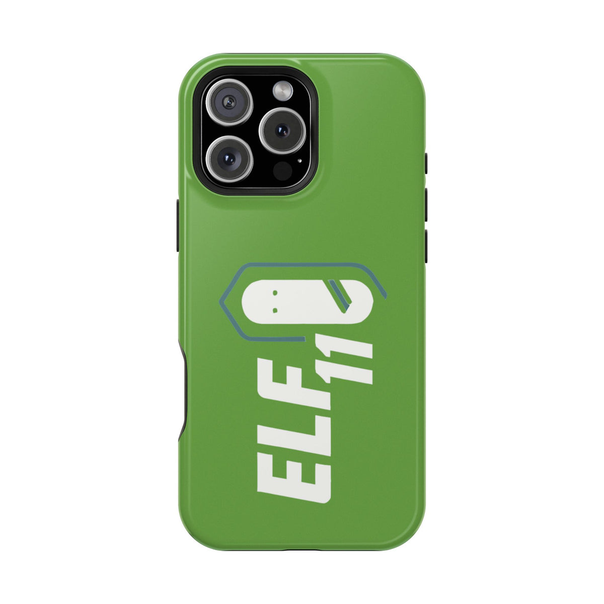 ELF11 Green Impact-Resistant Phone Case — Rugged Shockproof Protective Cover
