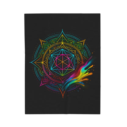 sacred geometry vibrant splash - Cozy Bohemian Decor