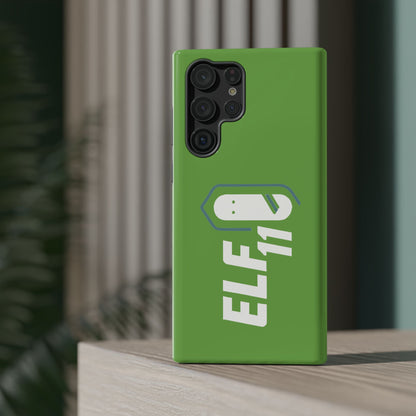 ELF11 Green Impact-Resistant Phone Case — Rugged Shockproof Protective Cover