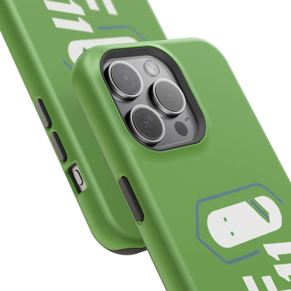 ELF11 Green Impact-Resistant Phone Case — Rugged Shockproof Protective Cover