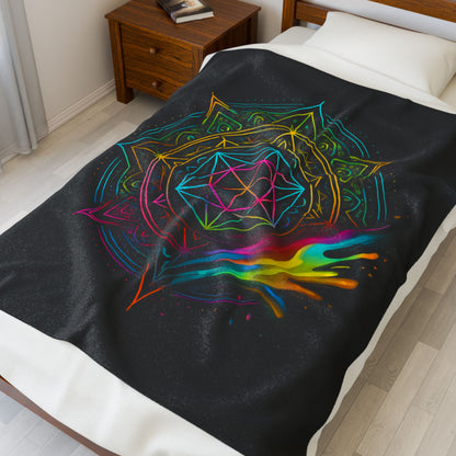 sacred geometry vibrant splash - Cozy Bohemian Decor