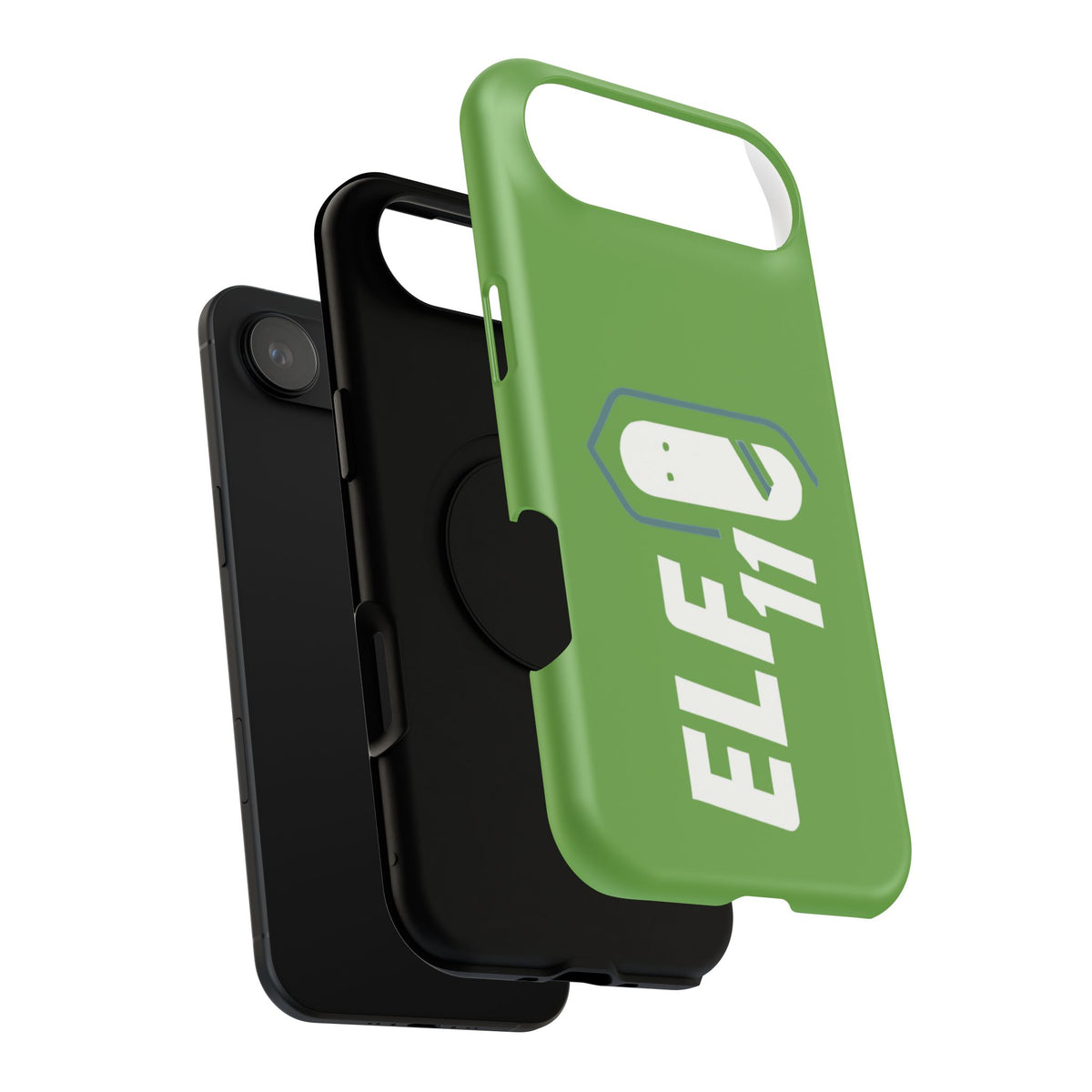 ELF11 Green Impact-Resistant Phone Case — Rugged Shockproof Protective Cover