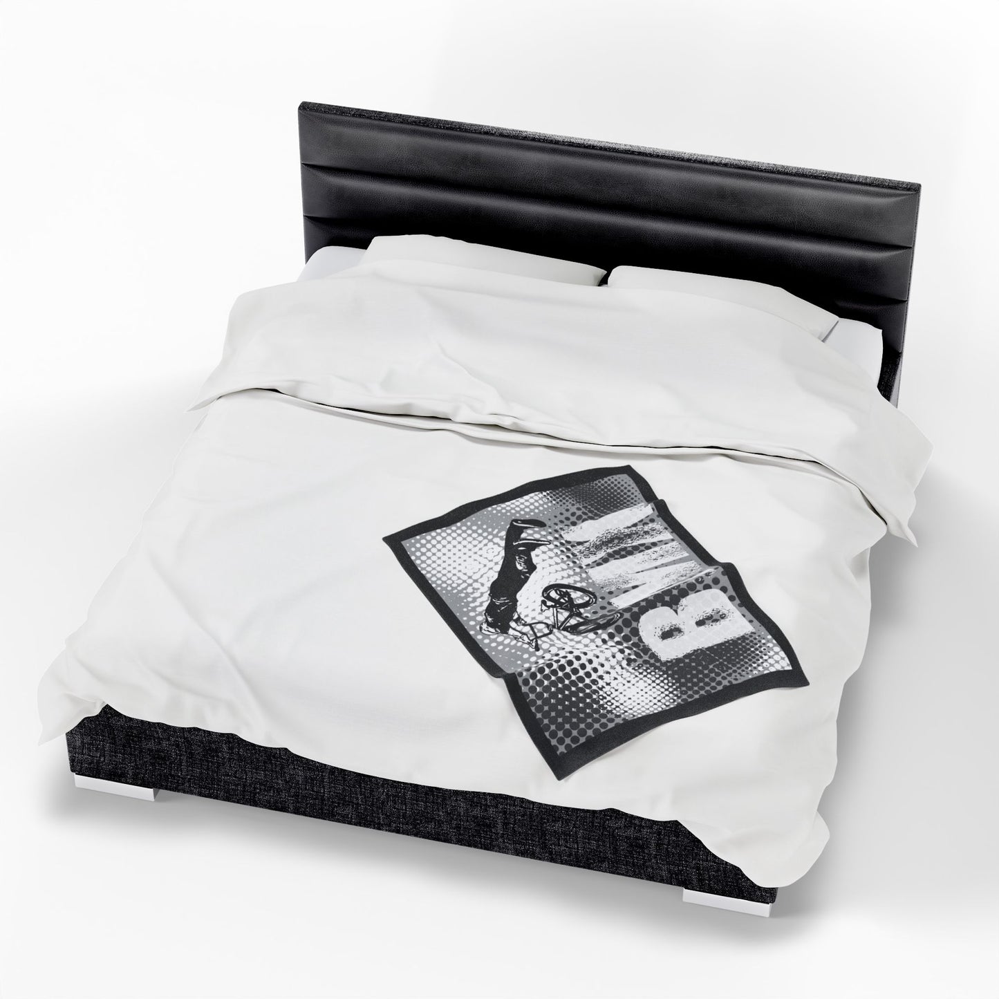 BMX Adventure Velveteen Plush Blanket