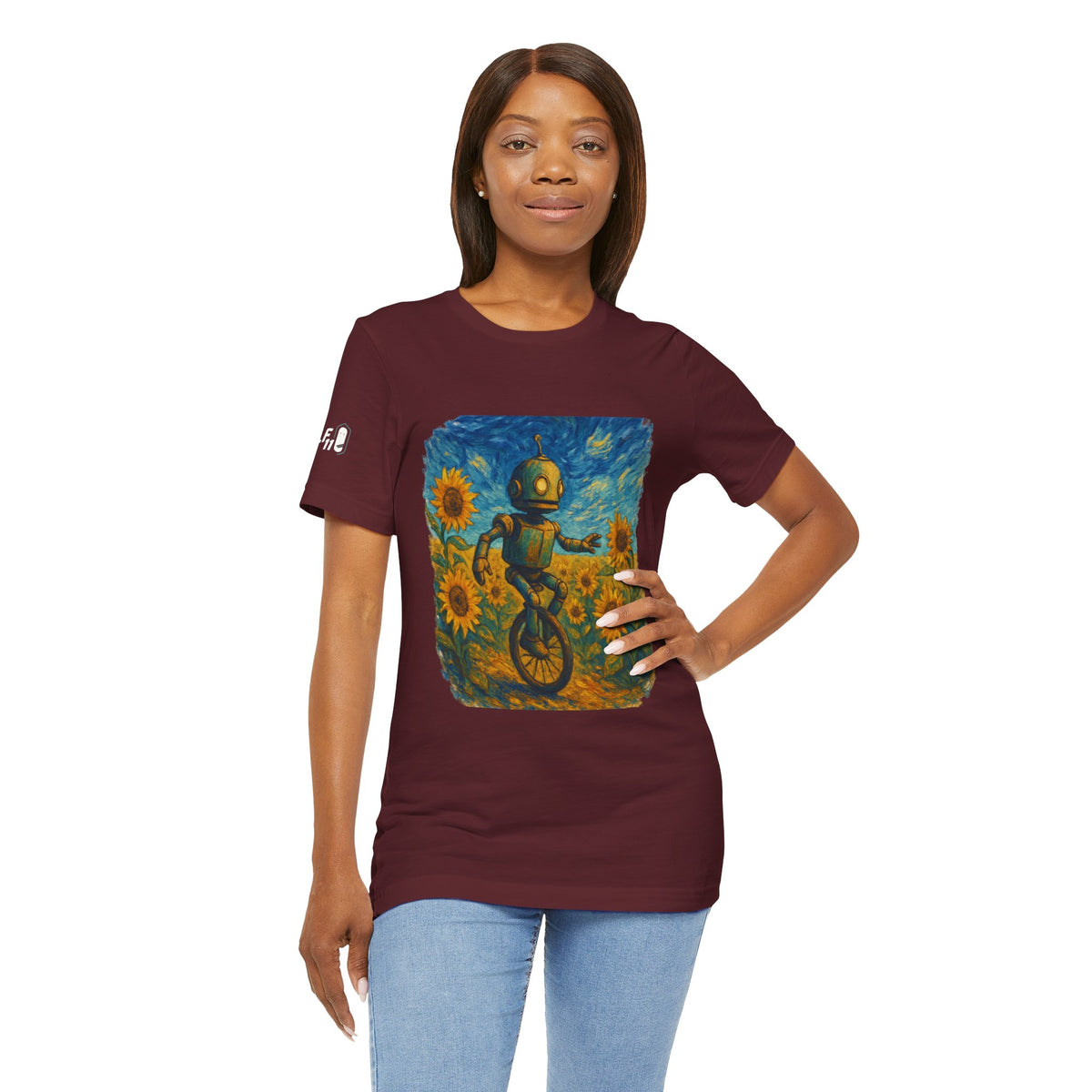 Robot Unicycle Tee
