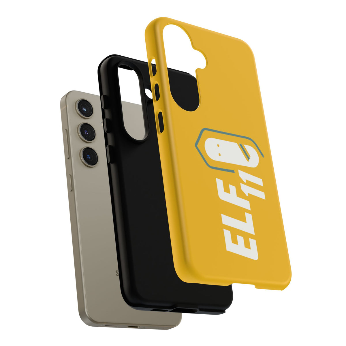 Yellow 'ELF11' Phone Case — Protective Slim Shockproof Cover