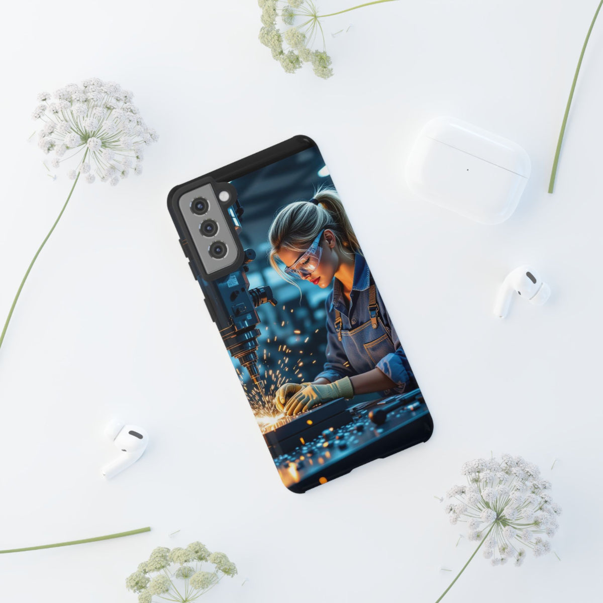 stay strong work environment cell phone case