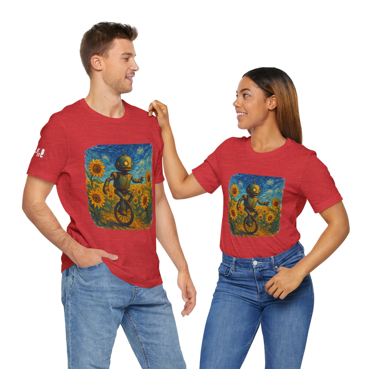 Robot Unicycle Tee