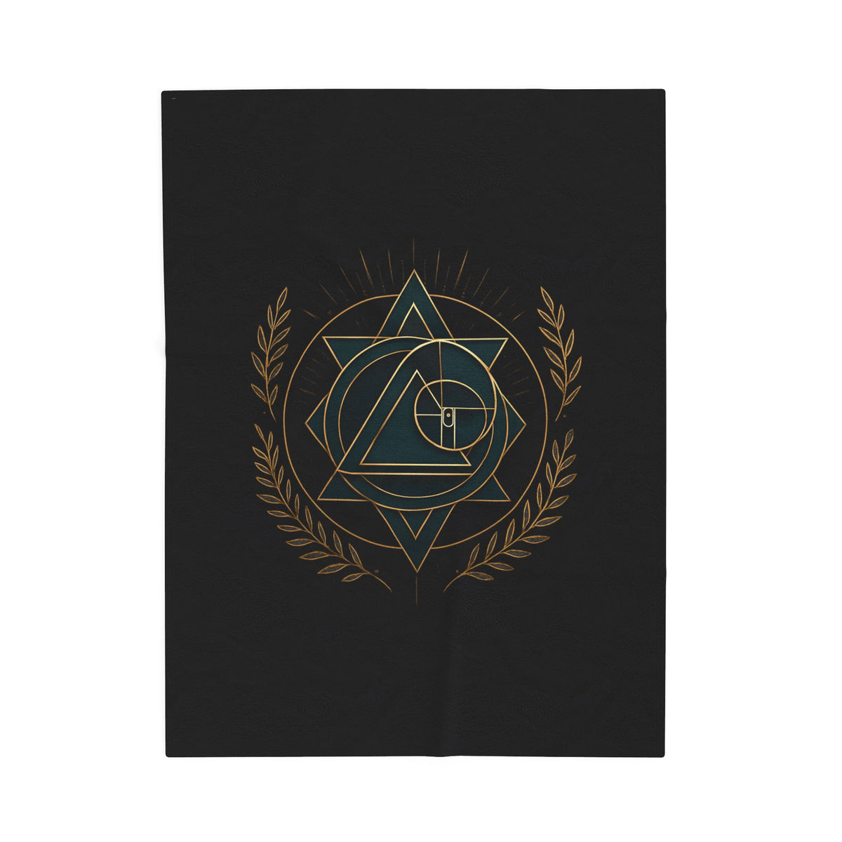 Gothic Velvet Plush Blanket - Cozy Décor for Gaming Lovers