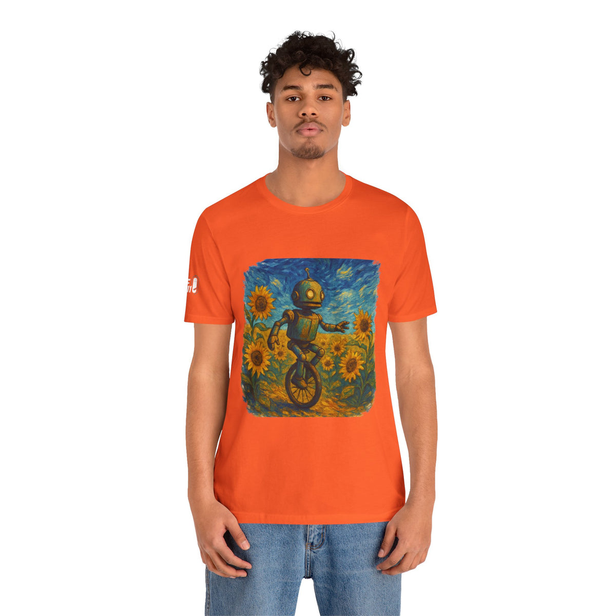 Robot Unicycle Tee