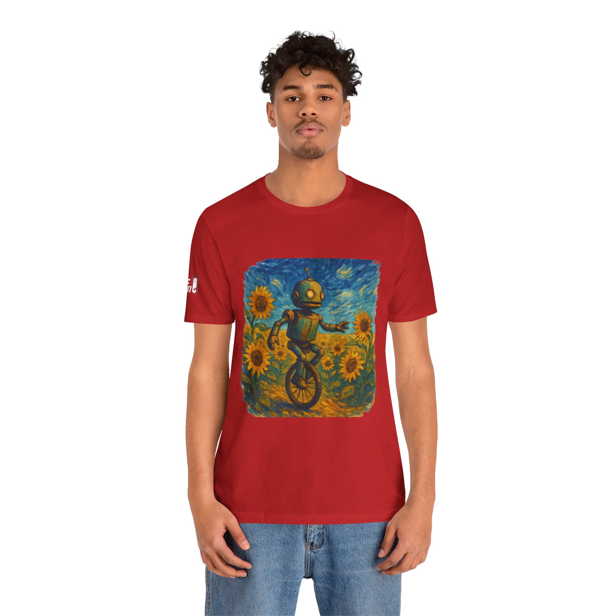 Robot Unicycle Tee
