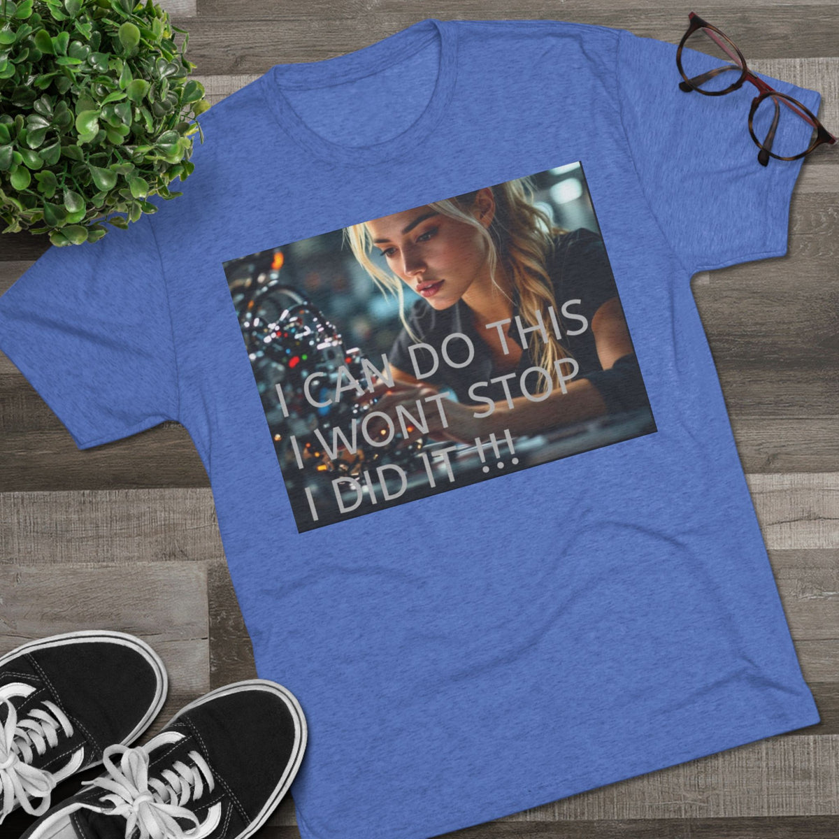Motivational Unisex Tee - "I Can Do This!" - Inspirational Crew Neck Shirt, Fitness Gift, Everyday Wear, Confidence Booster, Casual Outfit