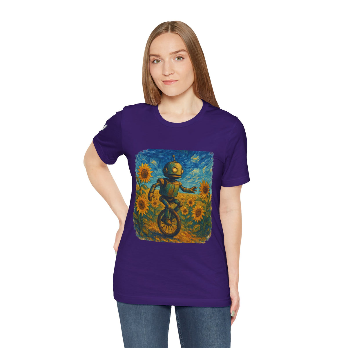 Robot Unicycle Tee