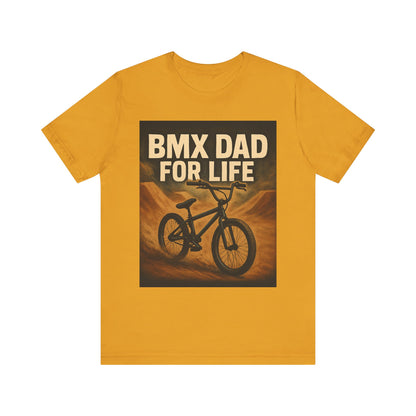 BMX Dad T-Shirt, Unisex Jersey Short Sleeve Tee, Gift for Cycling Enthusiasts, Father's Day, Dad Gear, Casual Wear