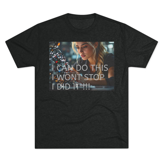Motivational Unisex Tee - "I Can Do This!" - Inspirational Crew Neck Shirt, Fitness Gift, Everyday Wear, Confidence Booster, Casual Outfit