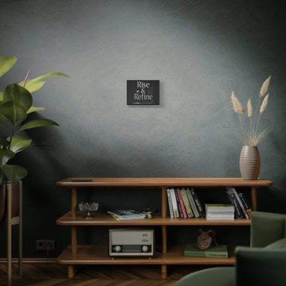 rise and refine motivation canvas art