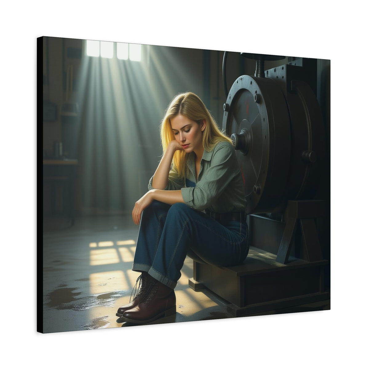 take a break motivation canvas picture