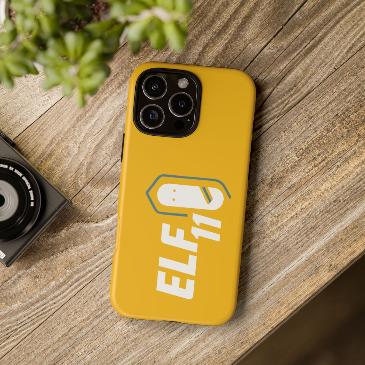 Yellow 'ELF11' Phone Case — Protective Slim Shockproof Cover