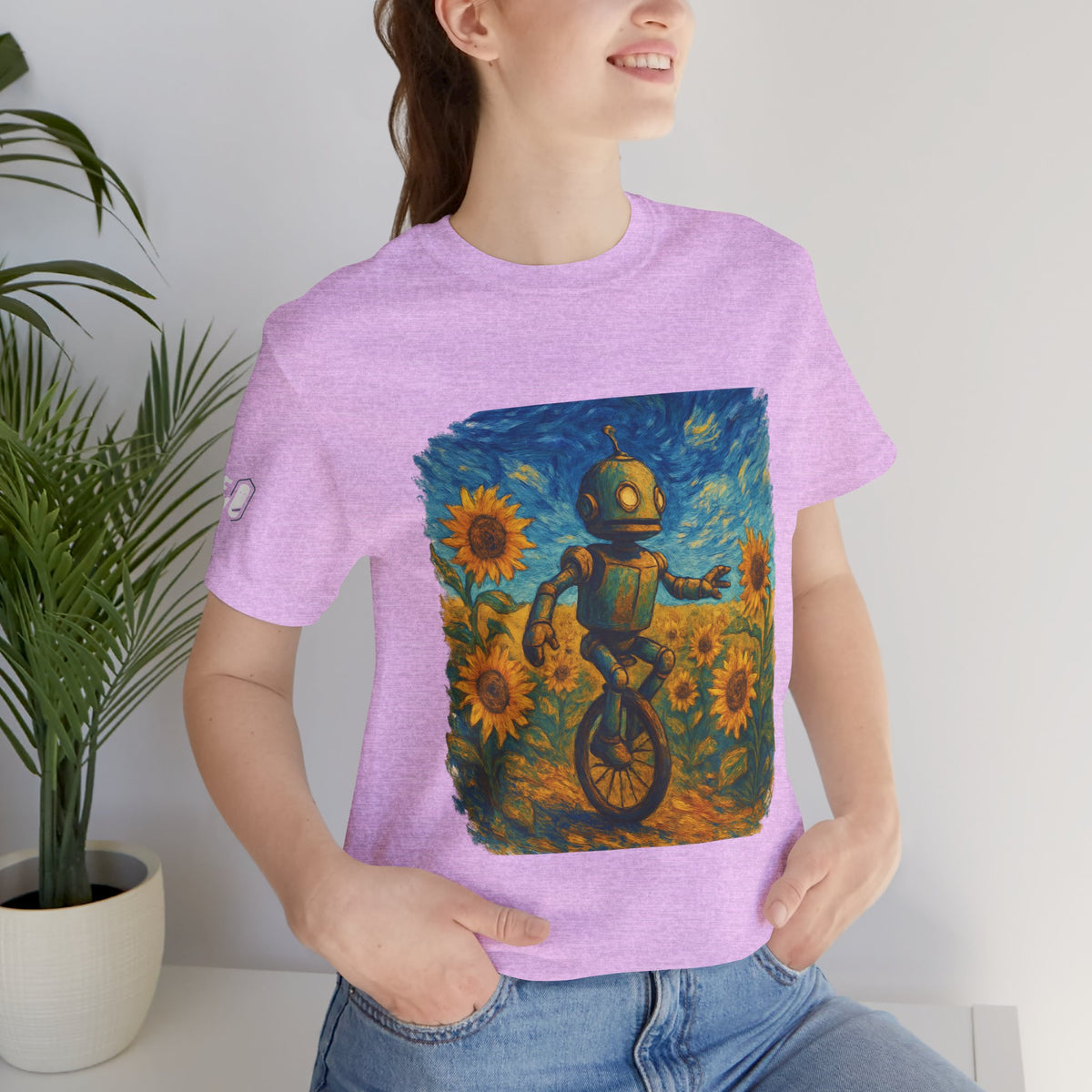 Robot Unicycle Tee