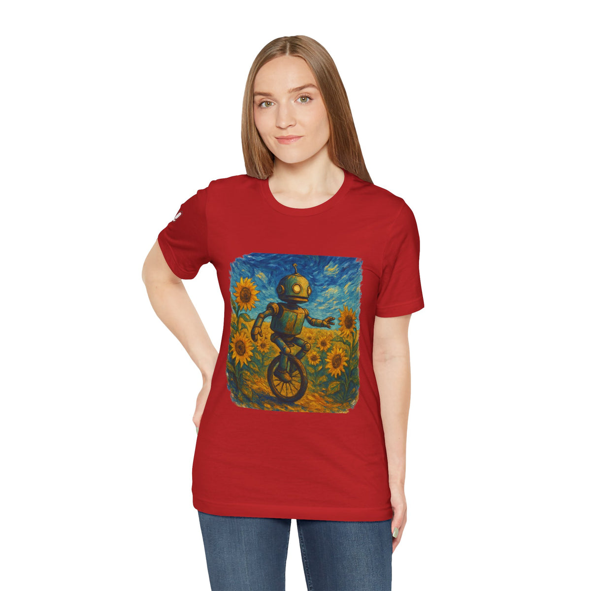 Robot Unicycle Tee
