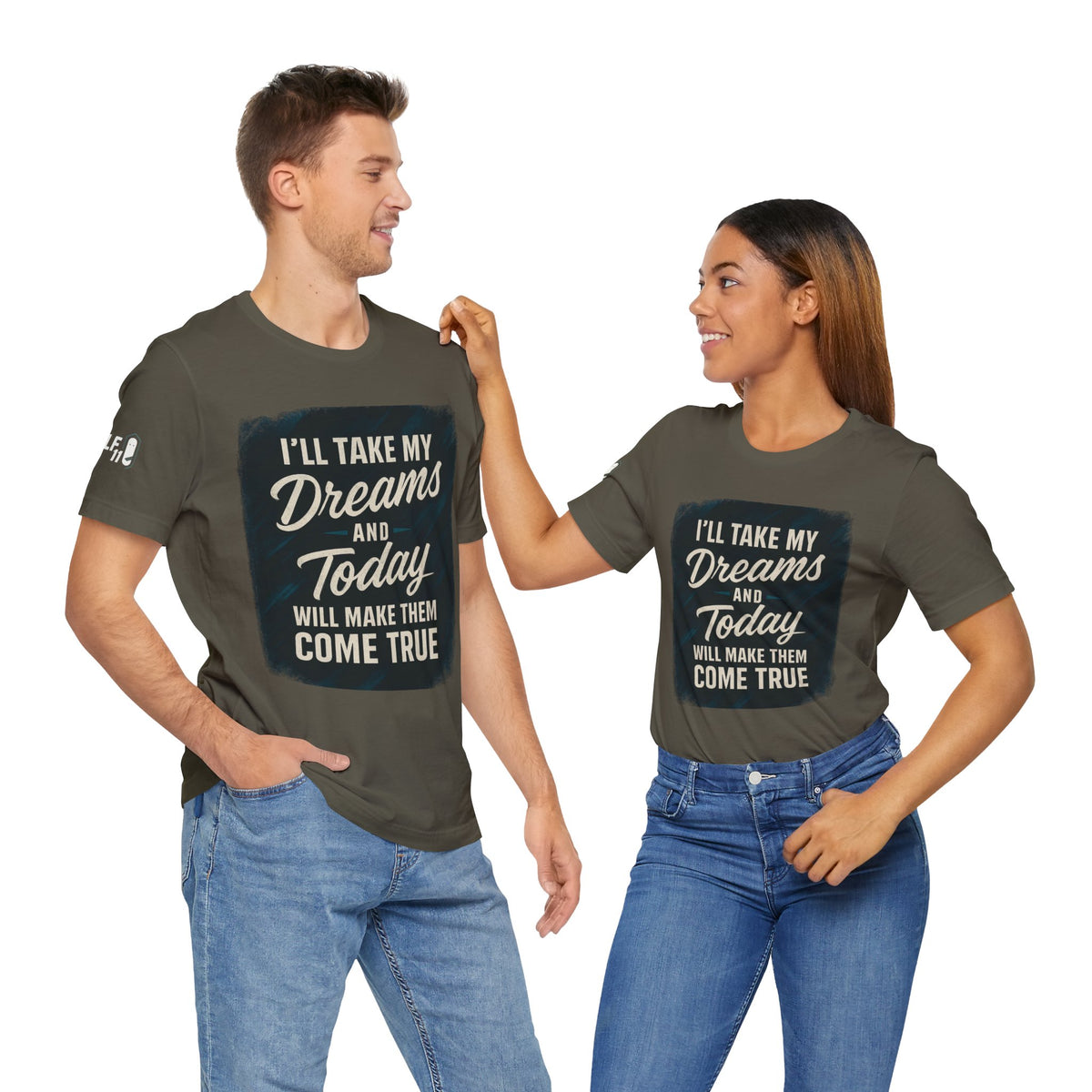 motivation t shirt modern dreams come true