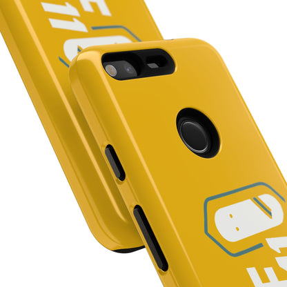 Yellow 'ELF11' Phone Case — Protective Slim Shockproof Cover