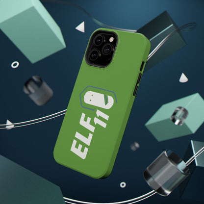 ELF11 Green Impact-Resistant Phone Case — Rugged Shockproof Protective Cover