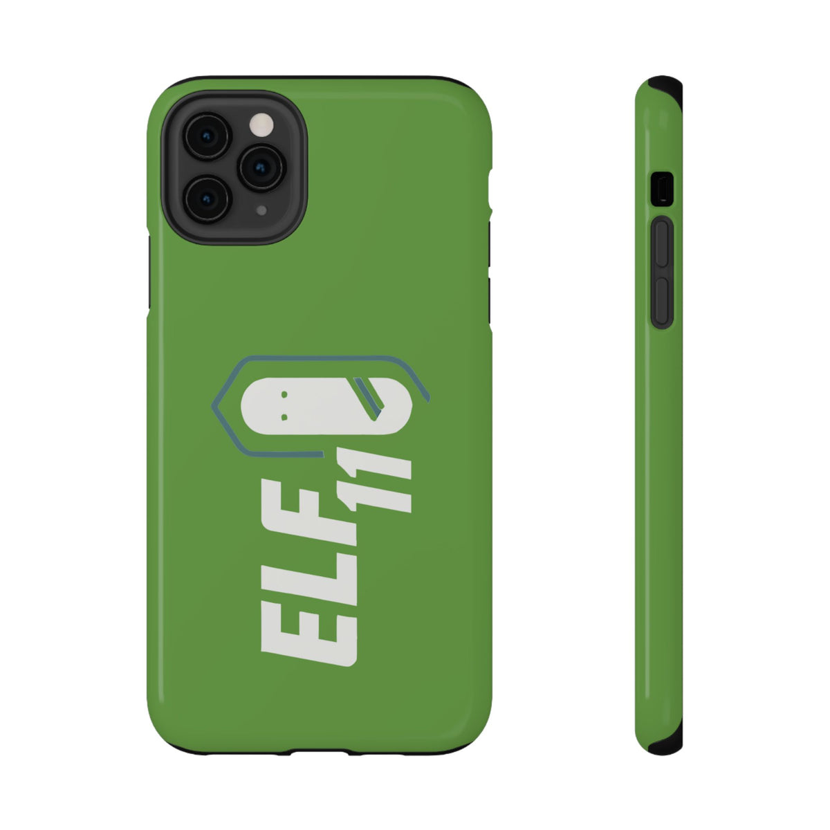 ELF11 Green Impact-Resistant Phone Case — Rugged Shockproof Protective Cover