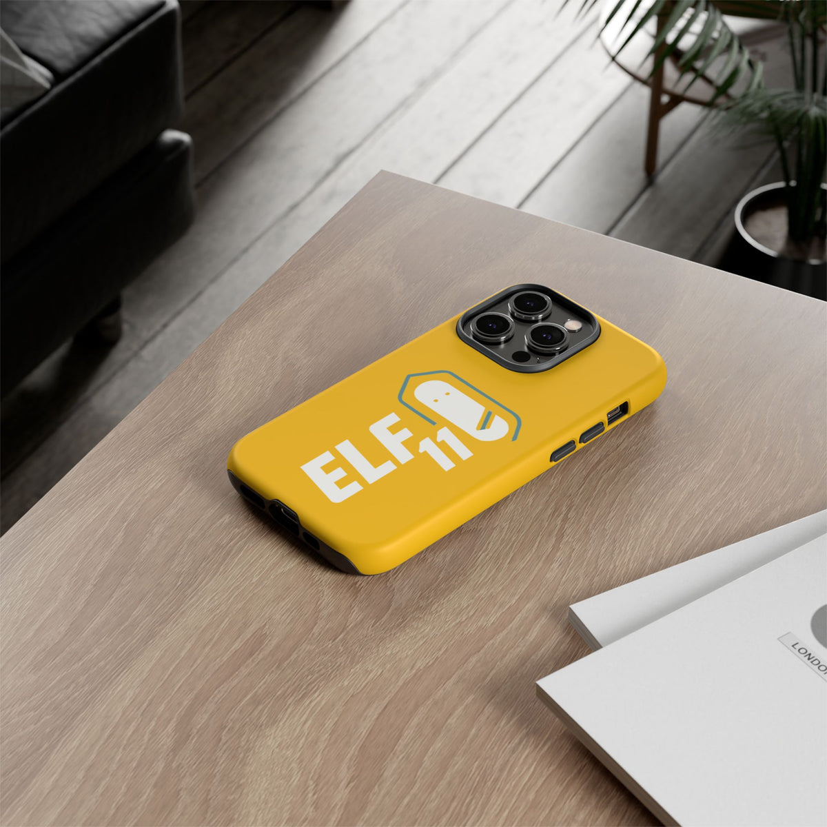 Yellow 'ELF11' Phone Case — Protective Slim Shockproof Cover