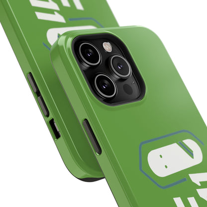 ELF11 Green Impact-Resistant Phone Case — Rugged Shockproof Protective Cover