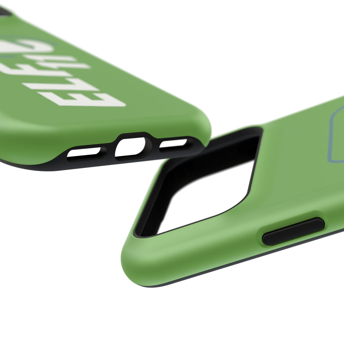 ELF11 Green Impact-Resistant Phone Case — Rugged Shockproof Protective Cover