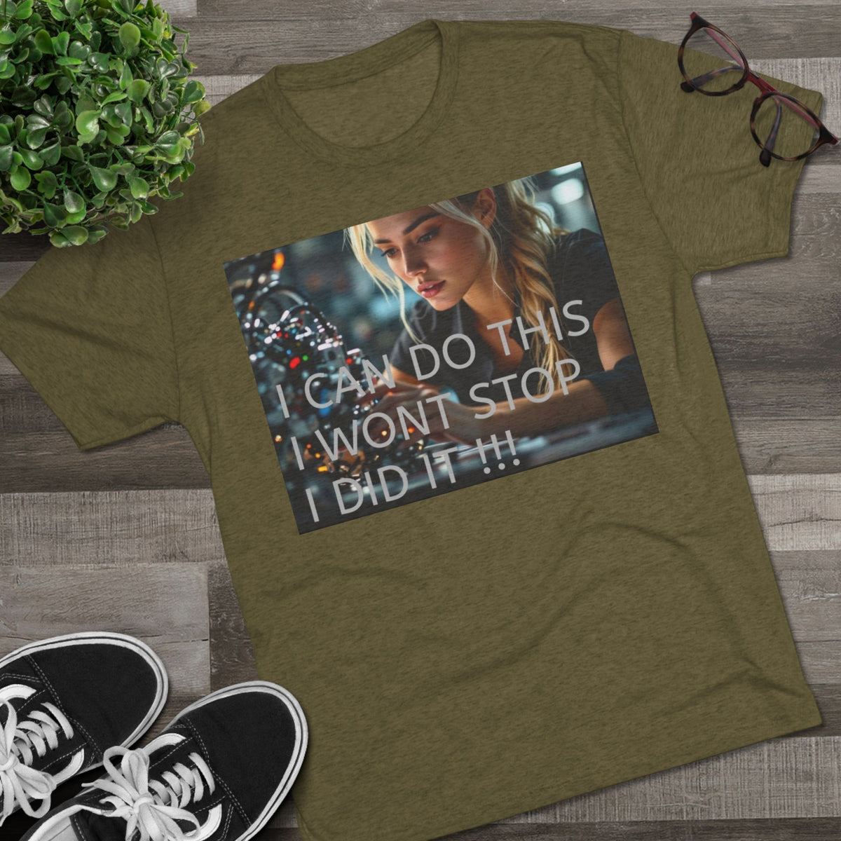 Motivational Unisex Tee - "I Can Do This!" - Inspirational Crew Neck Shirt, Fitness Gift, Everyday Wear, Confidence Booster, Casual Outfit