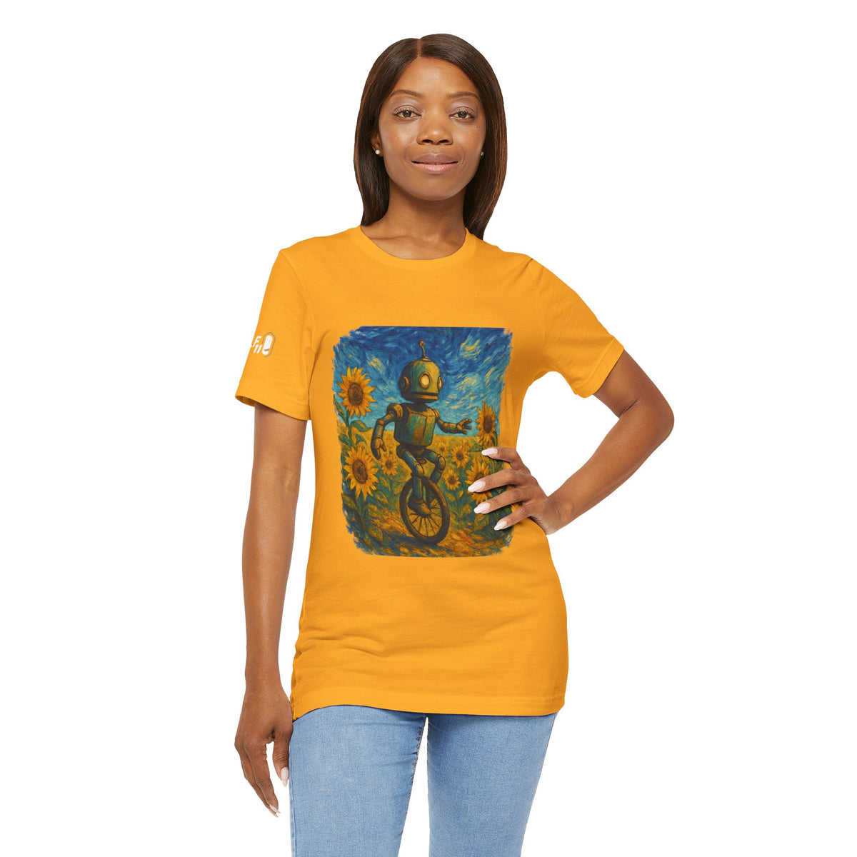 Robot Unicycle Tee