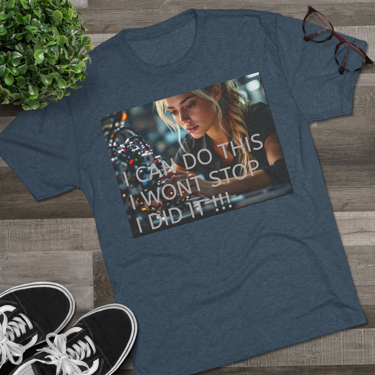 Motivational Unisex Tee - "I Can Do This!" - Inspirational Crew Neck Shirt, Fitness Gift, Everyday Wear, Confidence Booster, Casual Outfit