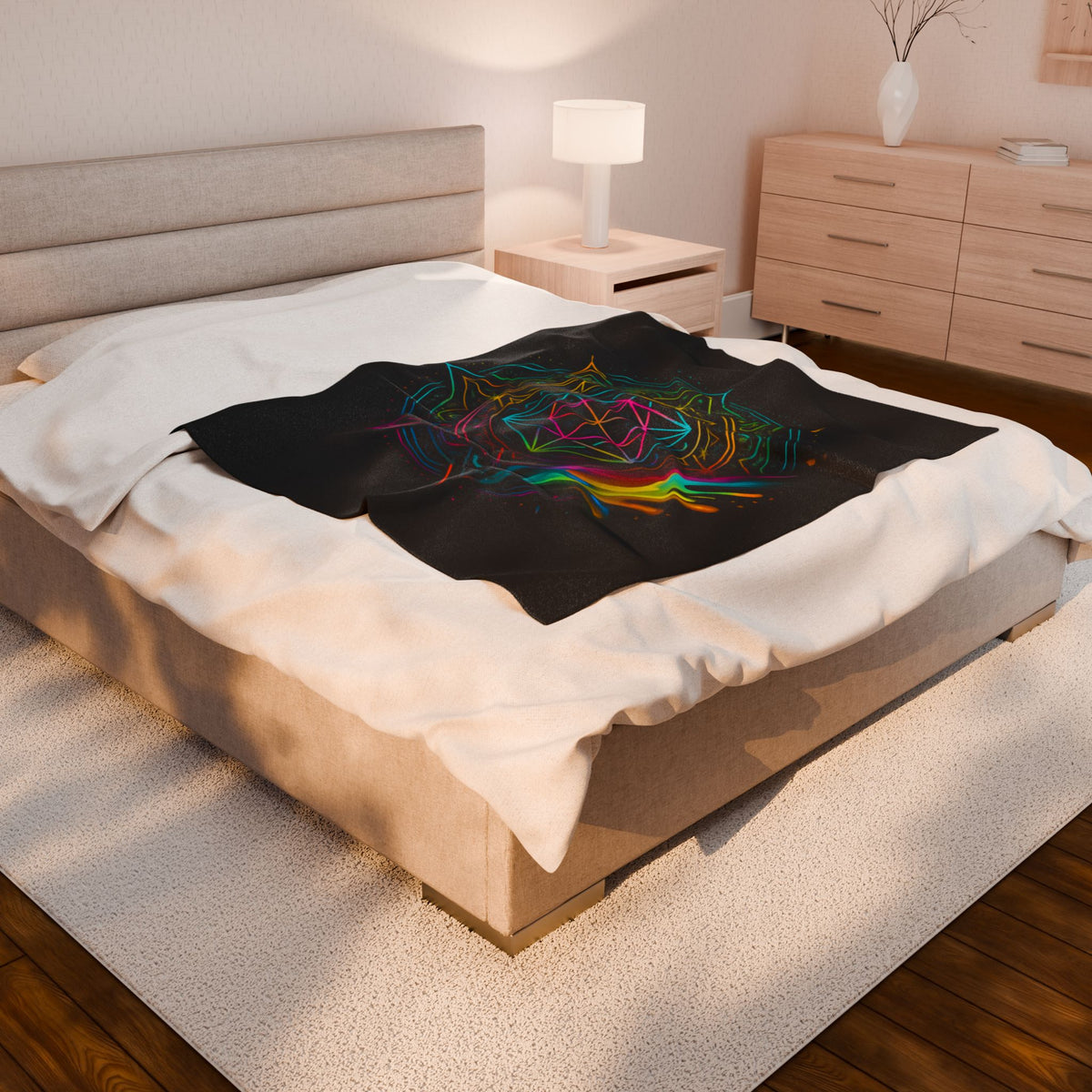 sacred geometry vibrant splash - Cozy Bohemian Decor