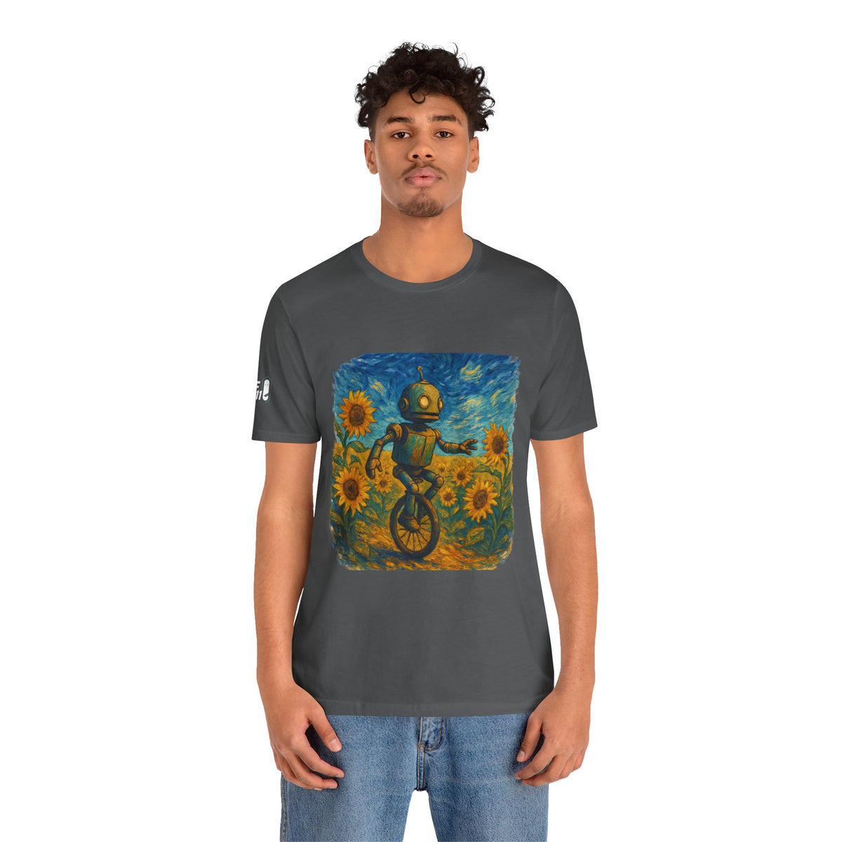 Robot Unicycle Tee
