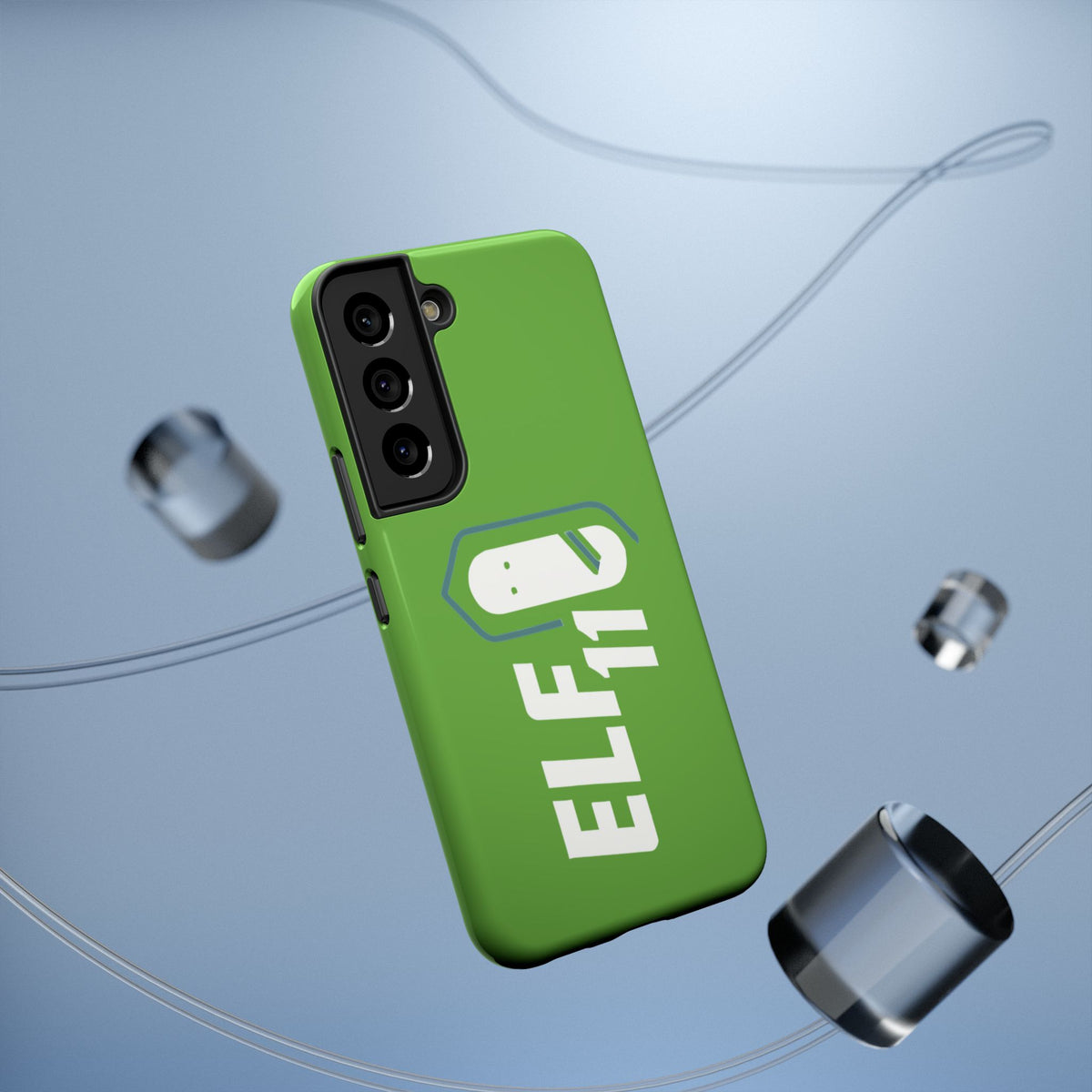 ELF11 Green Impact-Resistant Phone Case — Rugged Shockproof Protective Cover