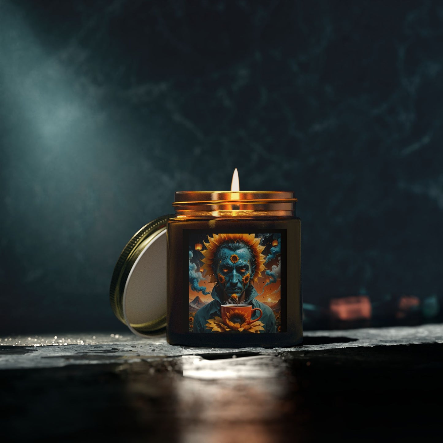 SUNFLOWER POWER candle