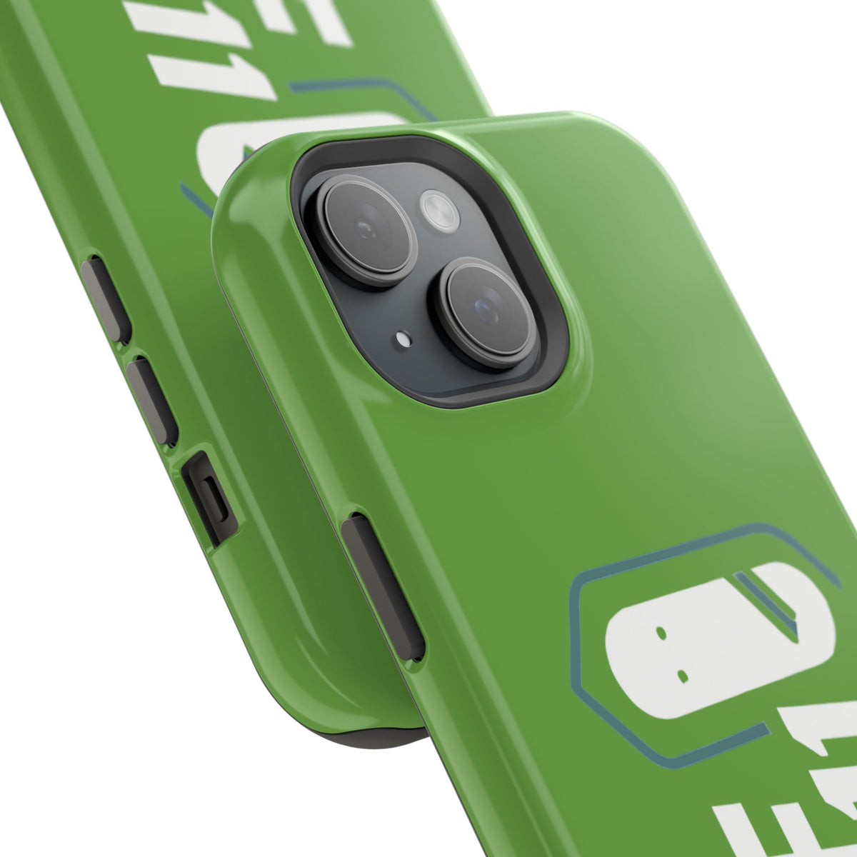 ELF11 Green Impact-Resistant Phone Case — Rugged Shockproof Protective Cover
