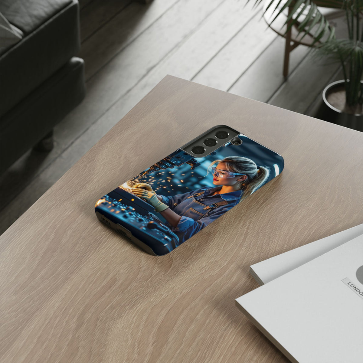 stay strong work environment cell phone case