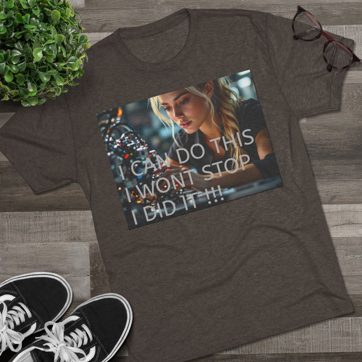 Motivational Unisex Tee - "I Can Do This!" - Inspirational Crew Neck Shirt, Fitness Gift, Everyday Wear, Confidence Booster, Casual Outfit